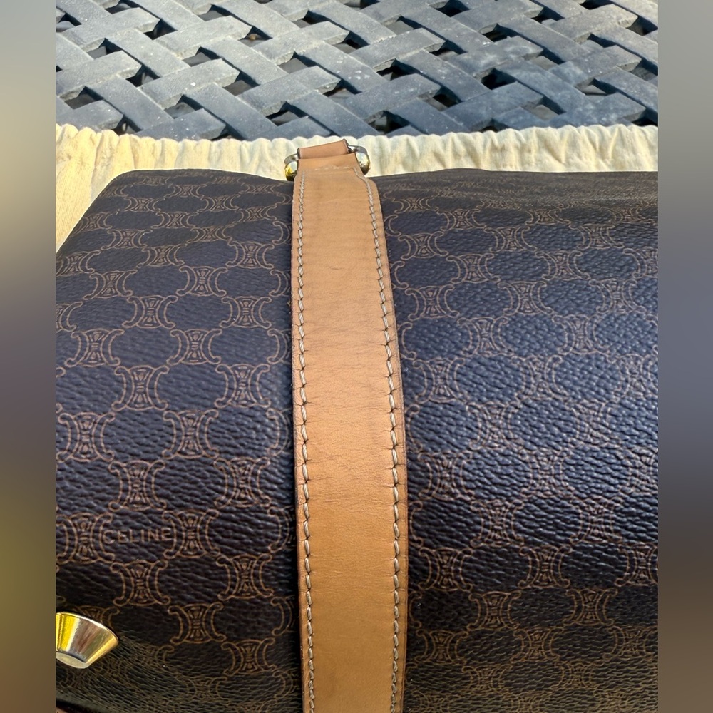 🤎 Celine Macadam Small Boston Duffle Bag - Picture 10 of 13